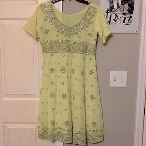 Light Green Custom Made Pajami Suit